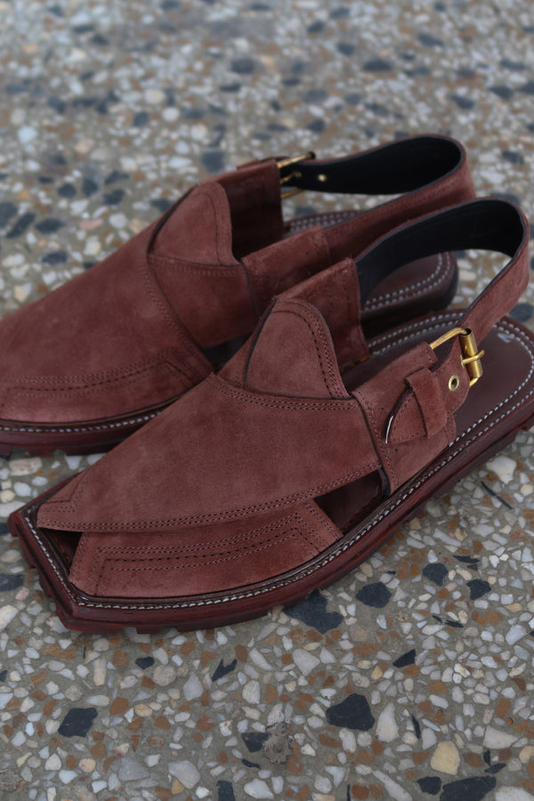 Premium Suede Peshawari Chawat | Free Delivery - My Store