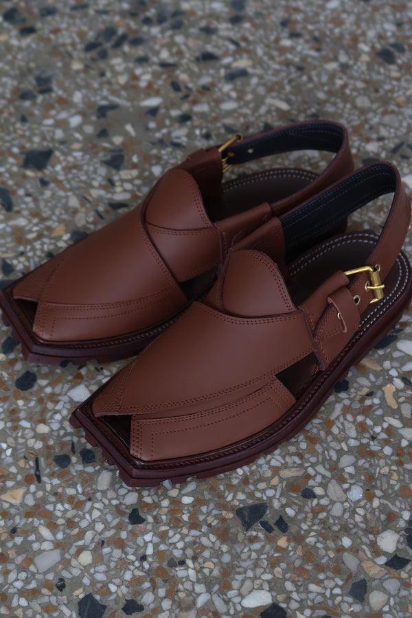 Classic Tan Peshawari Chawat – Timeless Elegance & Supreme Comfort | 40% OFF - My Store
